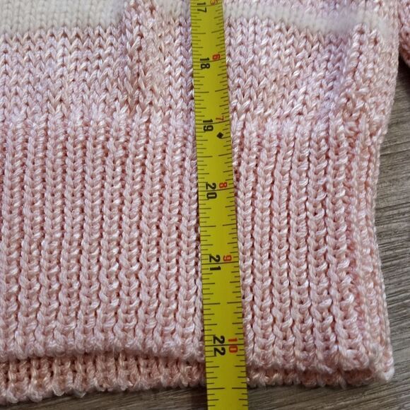 Vintage Lilly of California Barbiecore Geometric Sweater Artsy Size Meduim Pink - Picture 13 of 15